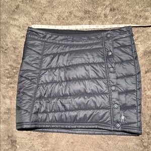 Smartwool Black Buttoned Mini Skirt